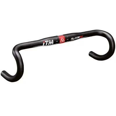Cintre Route Itm Alcor Alu Noir 31,8 L 46 Extérieur (Axe-Axe 44 cm) 295G Deco Rouge-Blanc