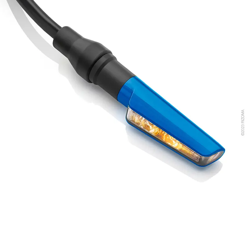 CLIGNOTANT RIZOMA CORSA LED HOMOLOGUÉ ANODISÉ BLEU / RRFR110U