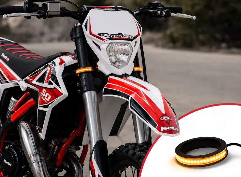 Clignotants de fourche M-Racing – 50cc et 125cc