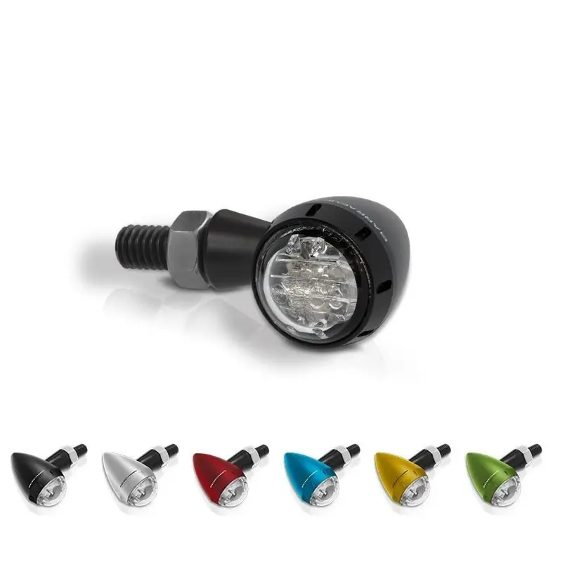Clignotants + feu S-LED3 B-LUX noirs BARRACUDA
