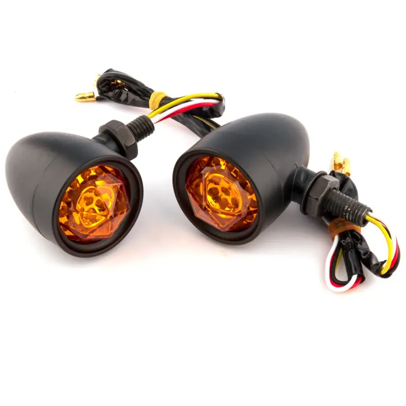 Clignotants moto + feux - Dark bullet
