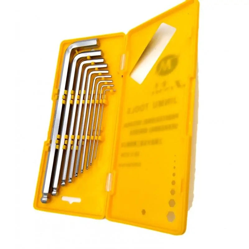 COFFRET de 9 clés ALLEN embout sphérique