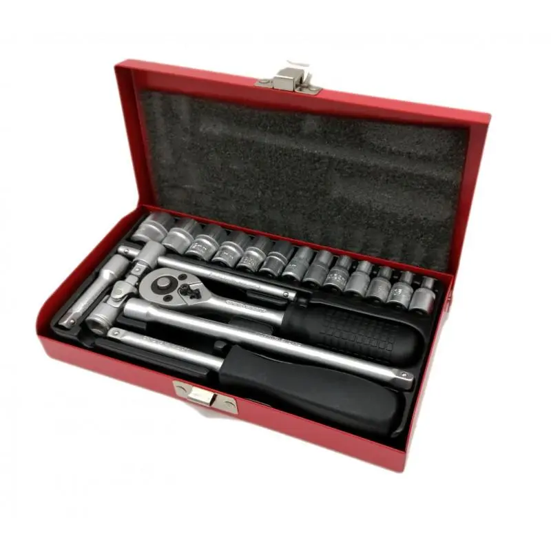 COFFRET Douilles ET CLIQUET 19 Pièces