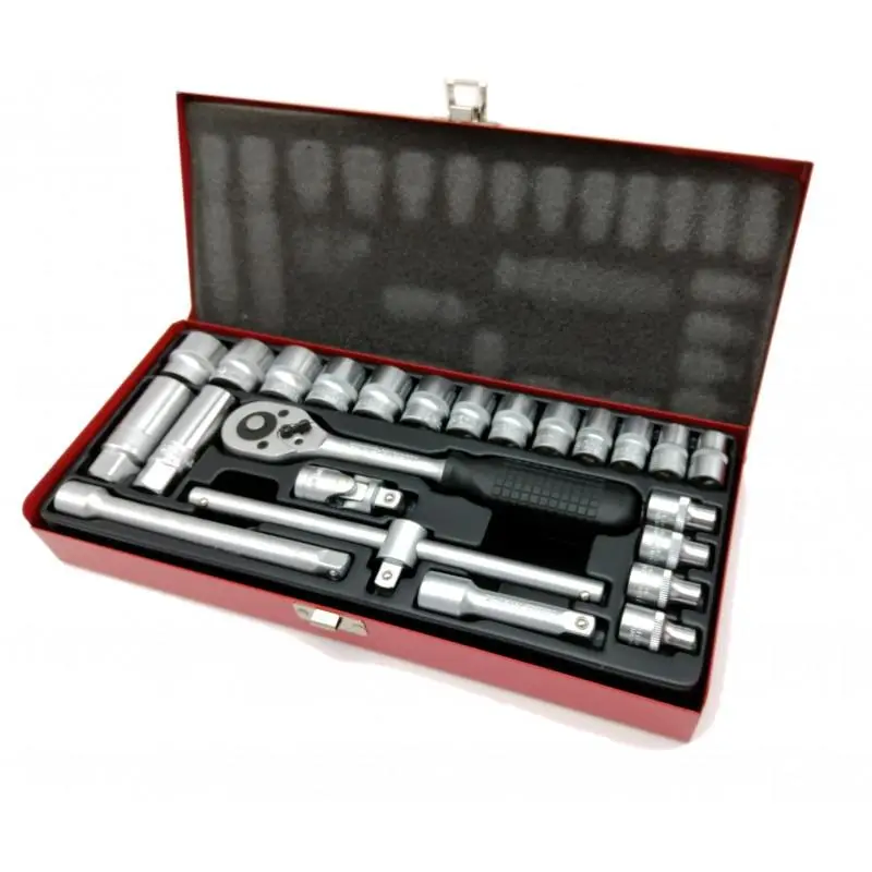 COFFRET Douilles ET CLIQUET 24 Pièces