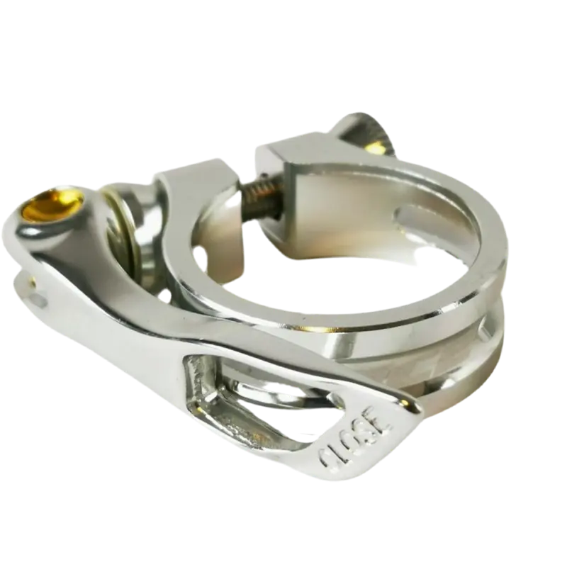 Collier de selle rapide ICE CLAMP Ø 31,8mm Silver