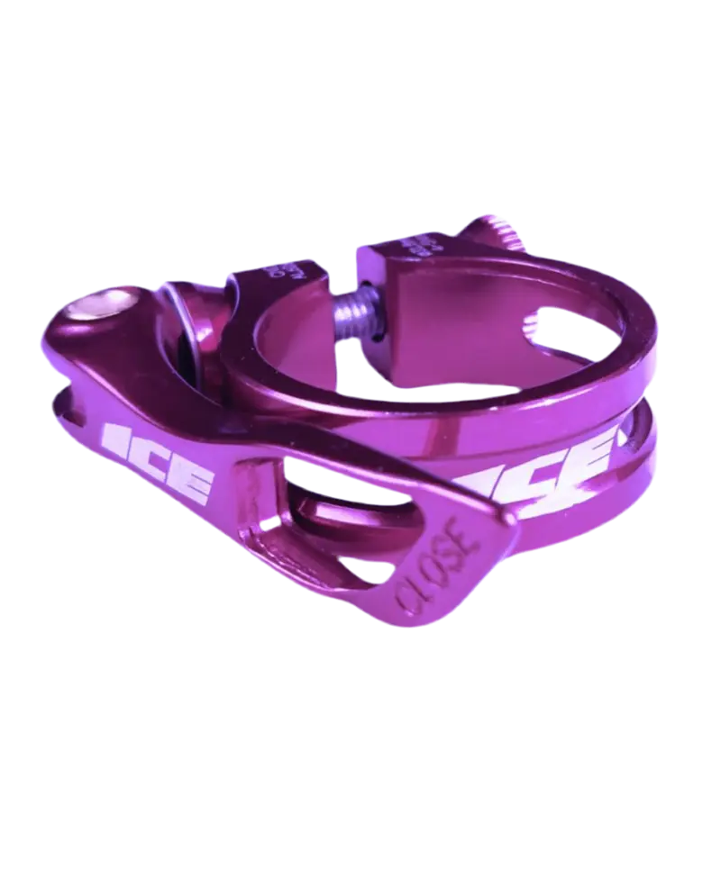 Collier de selle rapide ICE CLAMP Ø 31,8mm Violet