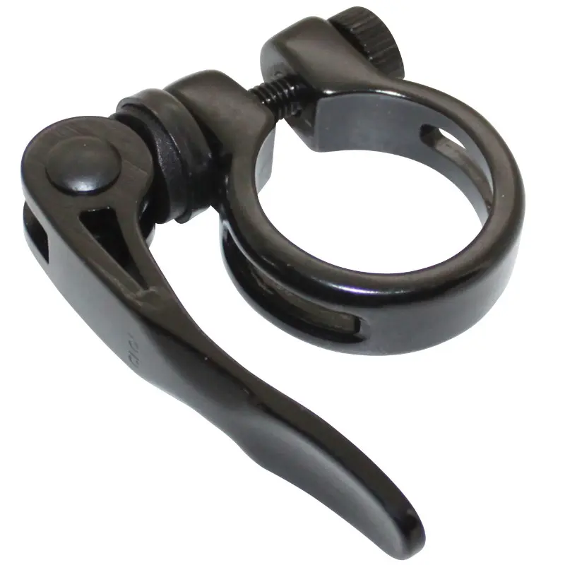 Collier Serrage Tige De Selle Rapide Newton Alu Noir Diam. 31,8 mm (Sur Carte)