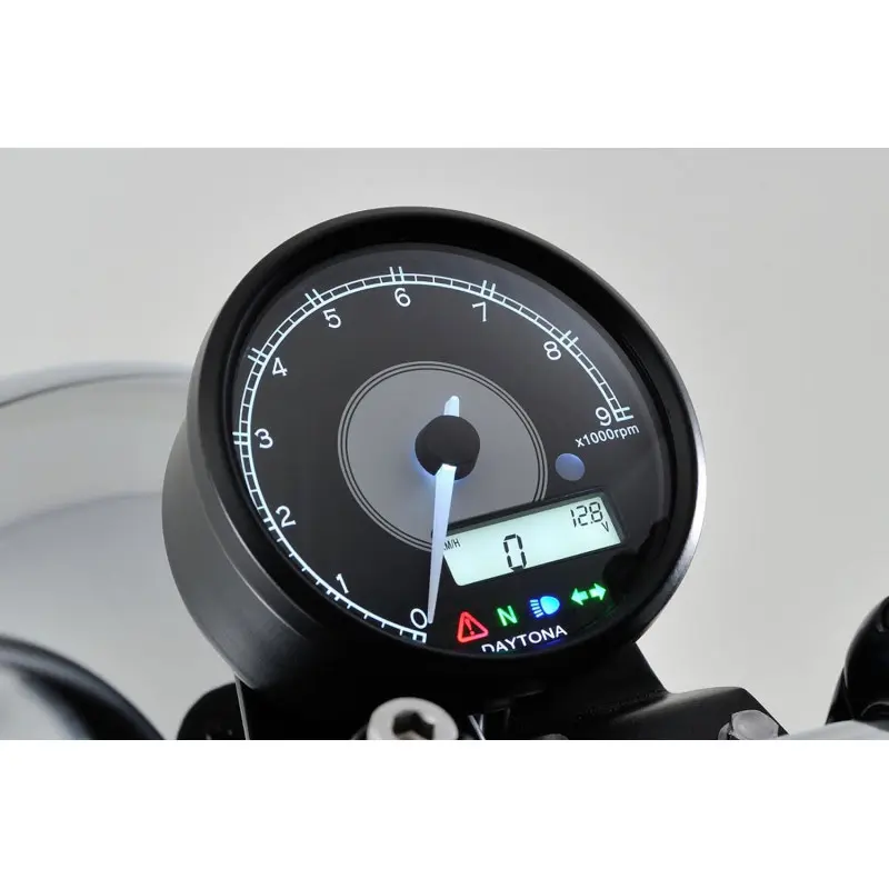 Compte-tours moto à aiguille et compteur vitesse numérique VELONA80 | Daytona