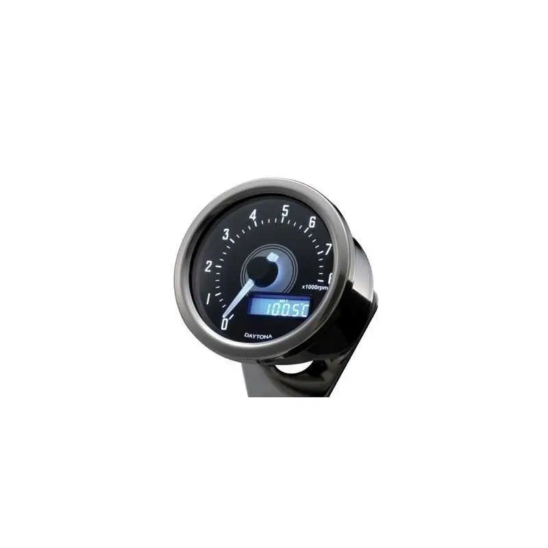 Compte-tours VELONA60 8&nbsp;000 tr/min - CHROME | Daytona