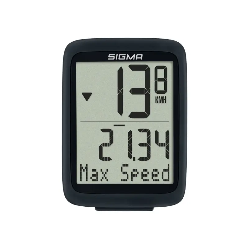 Compteur Sigma Bc 10.0 Wr A Fil Noir ( 10 Fonctions)