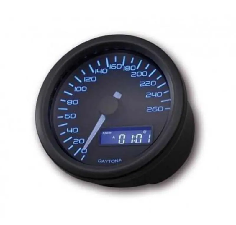 Compteur VELONA60 260 km/h - Noir | Daytona