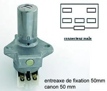 Contacteur à clé HONDA CB / CX / CBX / GL