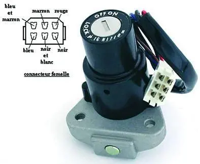 Contacteur à clé YAMAHA DT / XT