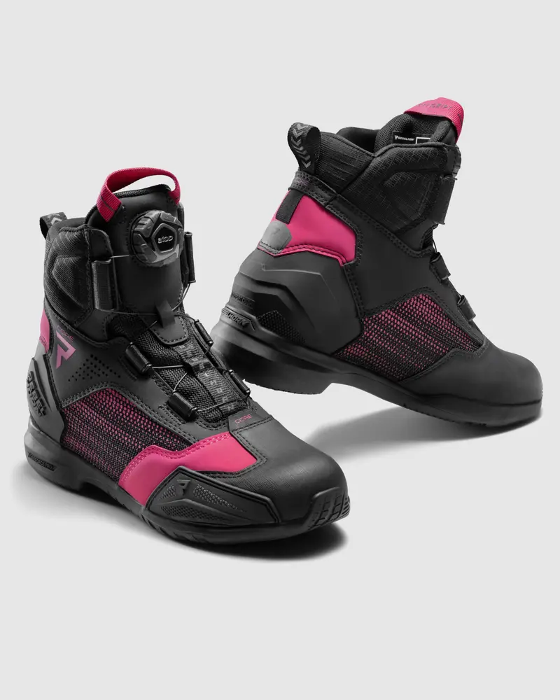 Core Bottes Moto Roses