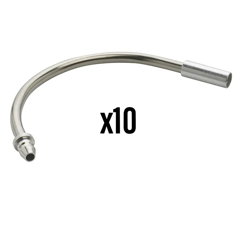 Coudé V-Brake Elvedes 130° INOX (Vendu Par 10)
