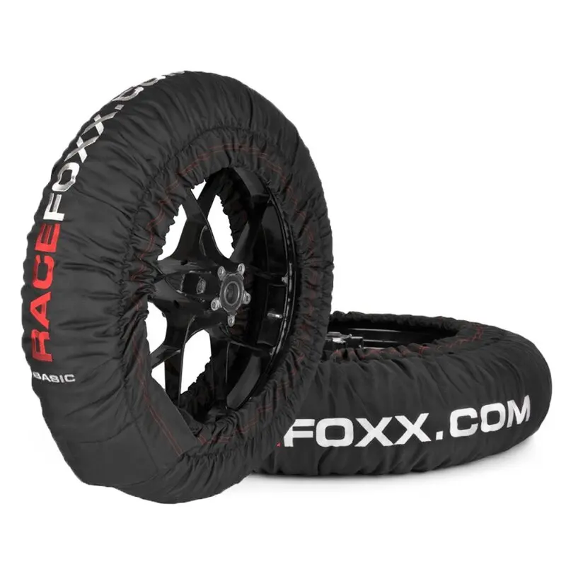 Couvertures chauffantes pneus moto BASIC 80°C, SUPERMOTO Noir