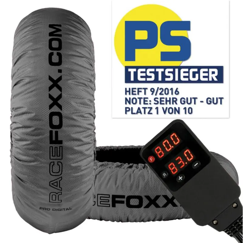 Couvertures chauffantes pneus moto PRO DIGITAL jusqu'à 99°C SUPERBIKE Gris
