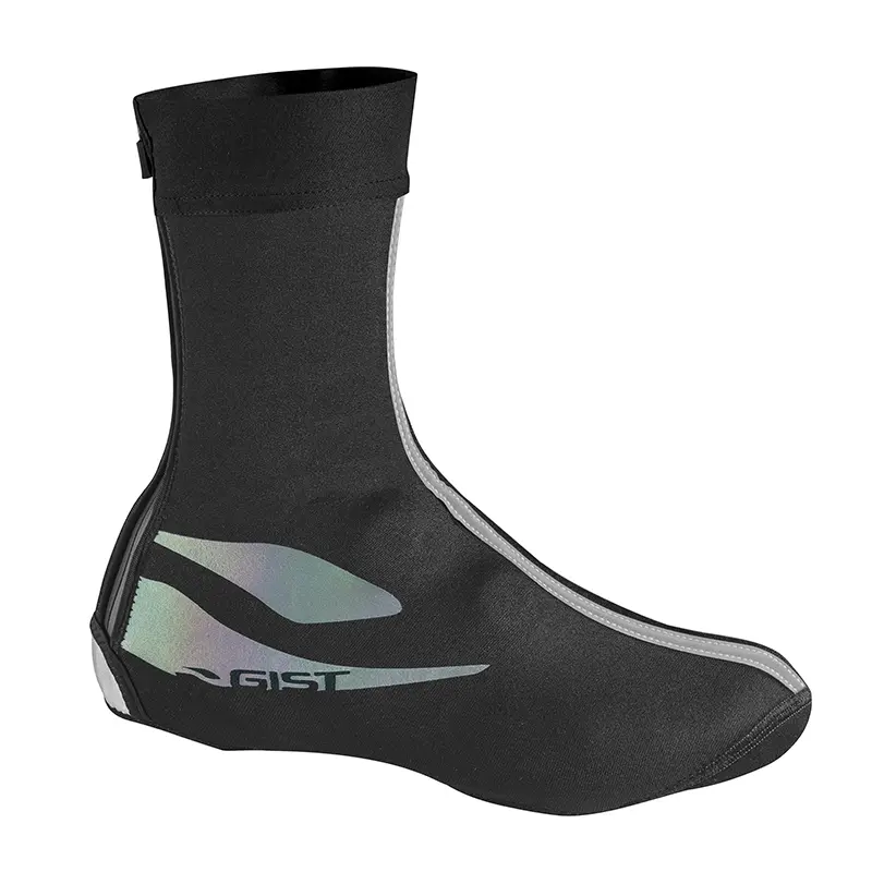 Couvre Chaussure Junior Hiver Route Gist Neoprene 3 mm Noir 34-36 (Velcro - Zip) (Paire)