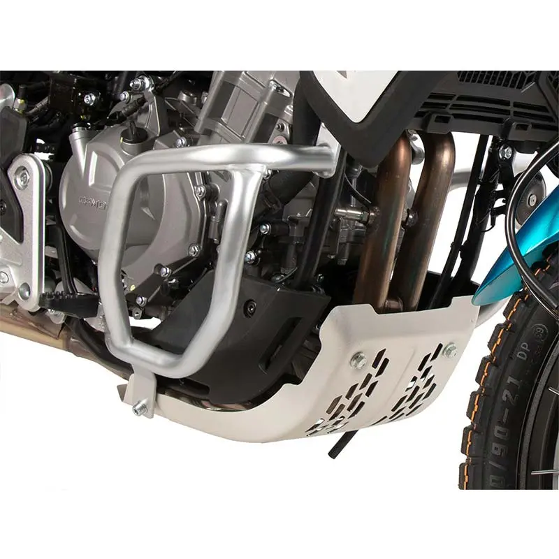 Crash bar moteur CFMOTO 450MT - Argentées | Hepco & Becker