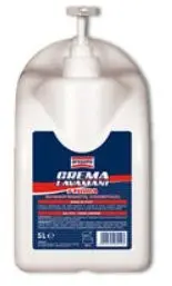 Crème lave main blanche granuleuse avec Pompe 5L Arexons