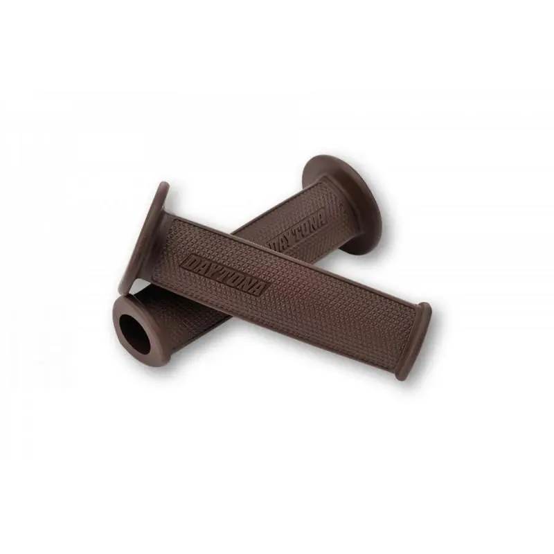 D-DELTA DAYTONA Paire de poignées marrons - 22mm - open end