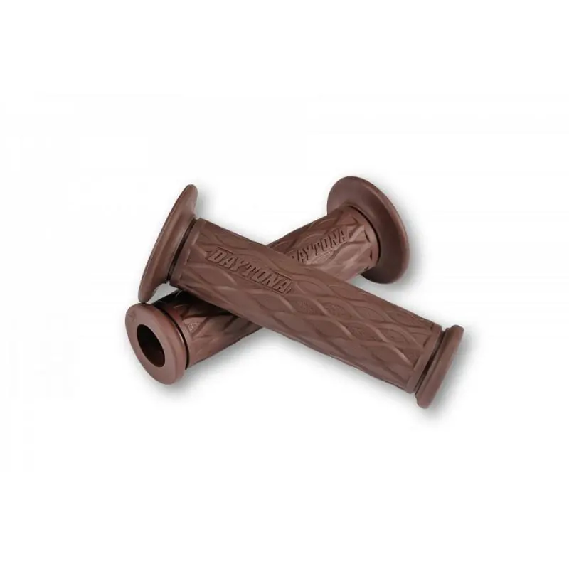 D-NAMI DAYTONA Paire de poignées marrons - 22mm - open end