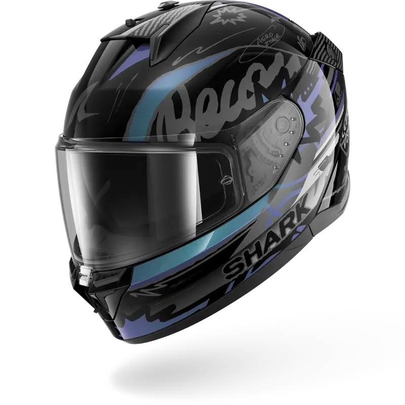 D-SKWAL 3 STREETRUSH Black Green Chrome