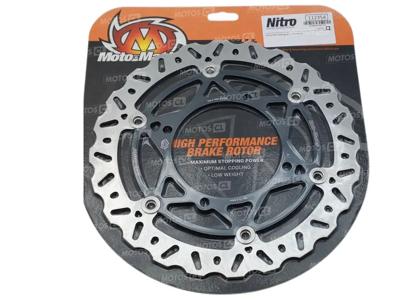 DISQUE DE FREIN AVANT NITRO Ø270MM FLOTTANT POUR KAWASAKI KX250-KX250XC-KXF250-KX250X-KX450-KX450SR-KXF450-KX450X MOTO MASTER / RM112354