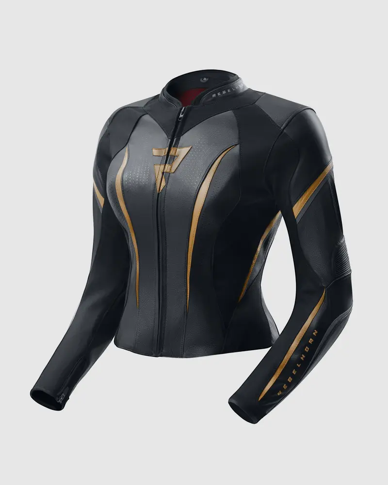 Diva ST Veste Moto Femme Doré