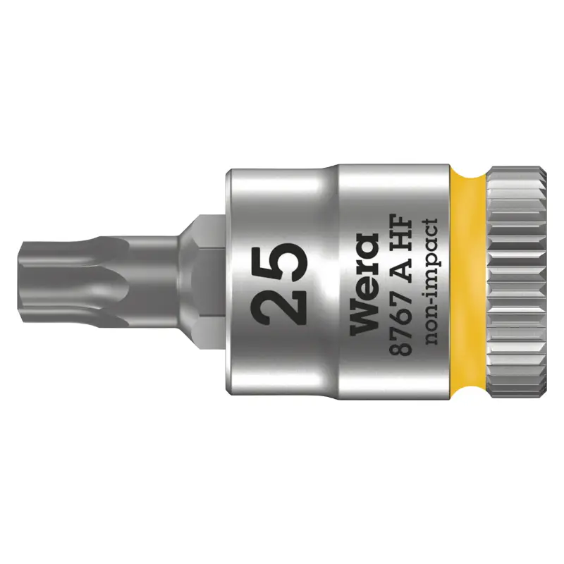 Douille Torx Wera 8767 A Zyklop 1-4 T25 Longueur 28 mm (Vendu A L'Unite) -Marque Allemande Pour Les Ateliers-