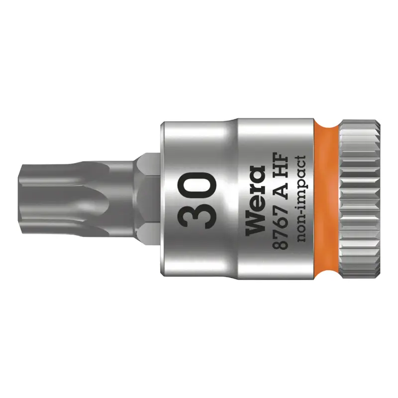 Douille Torx Wera 8767 A Zyklop 1-4 T30 Longueur 28 mm (Vendu A L'Unite) -Marque Allemande Pour Les Ateliers-
