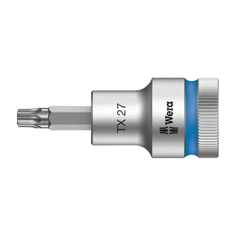Douille Torx Wera 8767 Hf Zyklop 1-2 T27 Longueur 60 mm (Vendu A L'Unite) -Marque Allemande Pour Les Ateliers-