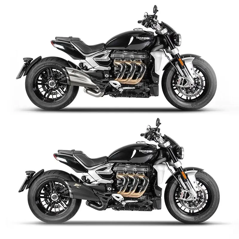 Échappement double sortie Triumph ROCKET 3 (2020-2023) | Zard