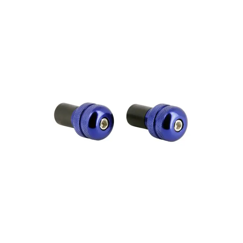 Embouts de guidon - 17mm anodisés bleu