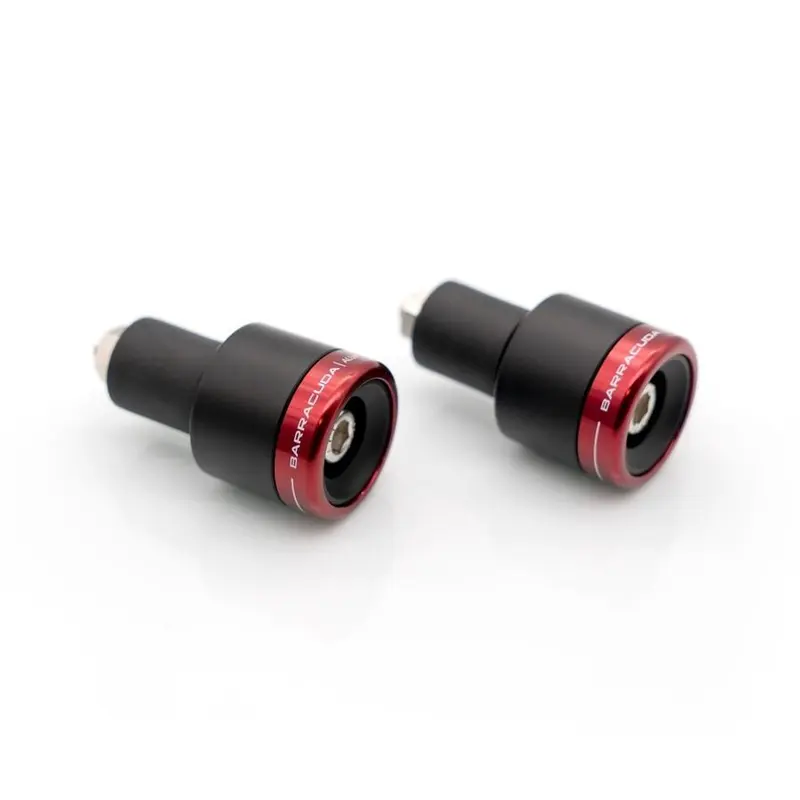 EMBOUTS DE GUIDON B-LUX ROUGE (PAIRE) BARRACUDA