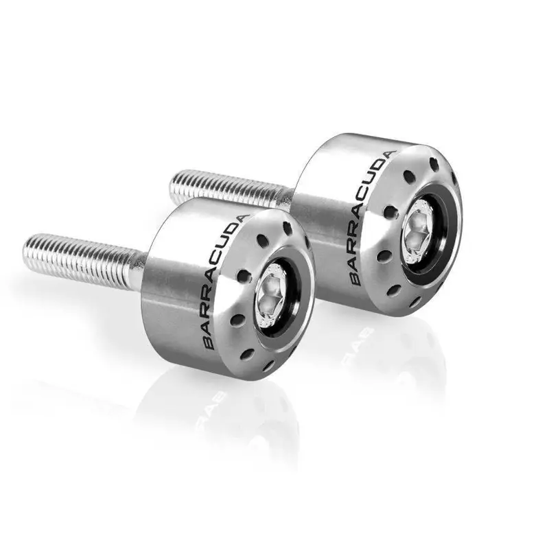 EMBOUTS DE GUIDON BMW ARGENT (paire) BARRACUDA