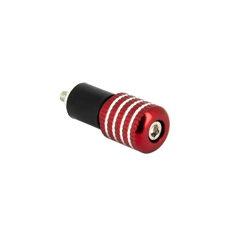 Embouts de guidon Myra - 17mm anodisés rouge