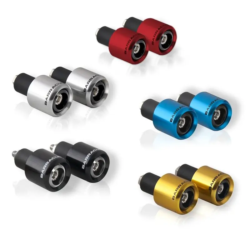 EMBOUTS DE GUIDON ROUGE (PAIRE) BARRACUDA