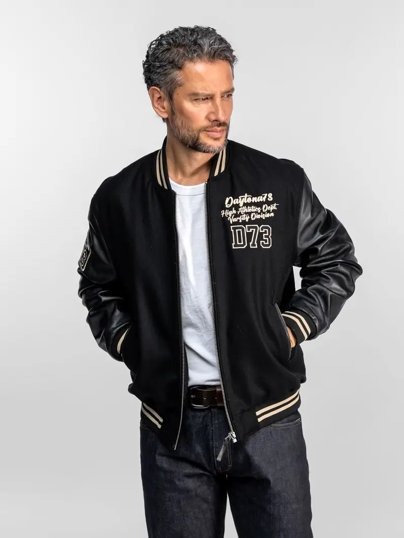 Ethier - Bomber universitaire vintage