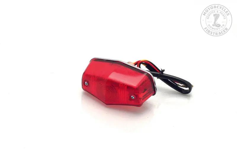 Feu arrière homologué Mini-Lucas chromé – P21/5W – 12V