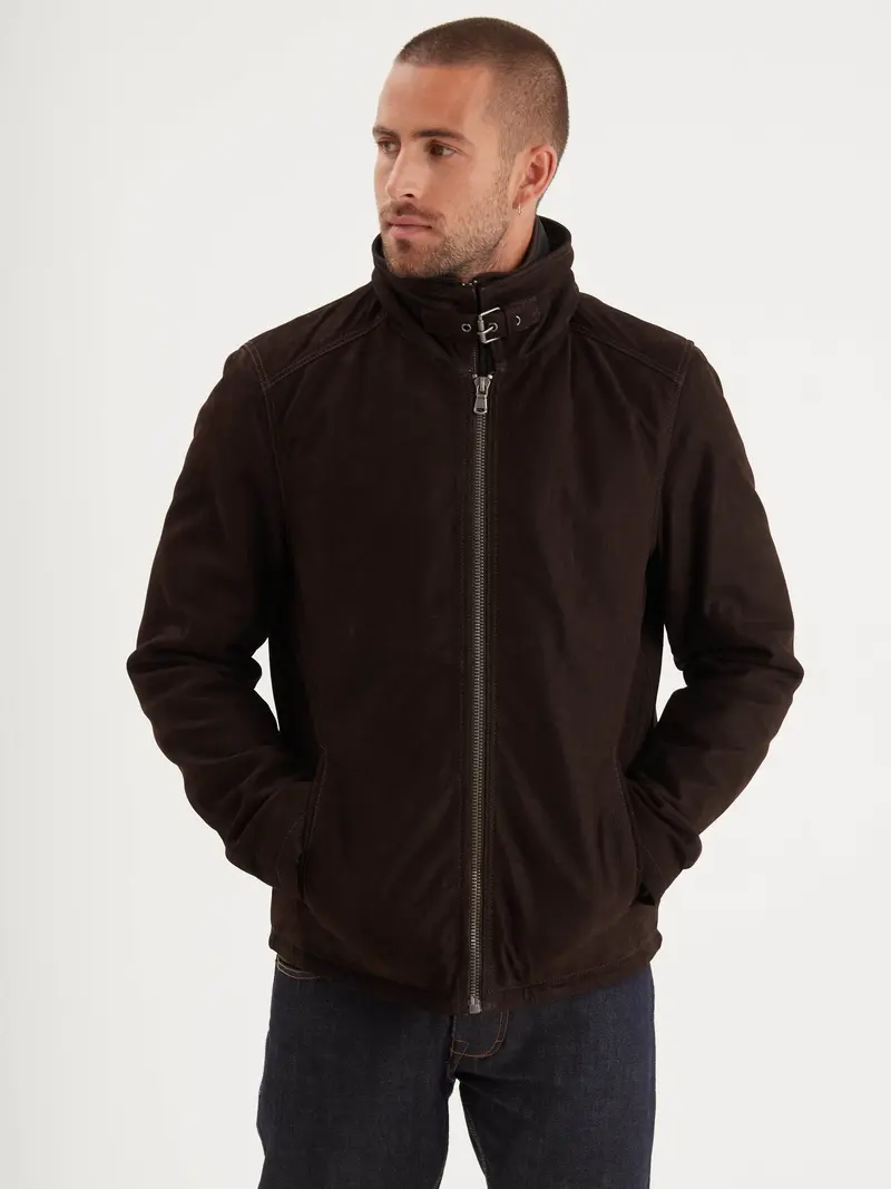 Ford - Blouson cuir homme marron