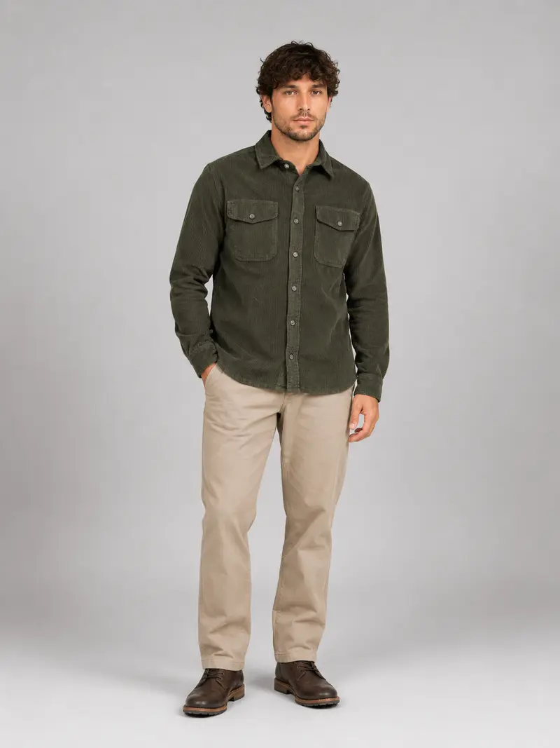 Forest corduroy shirt