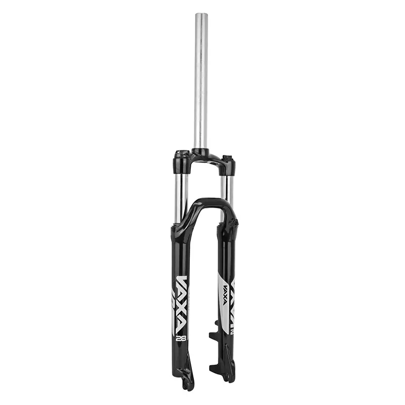 Fourche VTT 27.5 " Zoom Vaxa 28 Noir Réglable-Blocable Deb. 100 mm Pivot Lisse 295 mm 1''1-8-28,6 Extérieur Compatible Disque