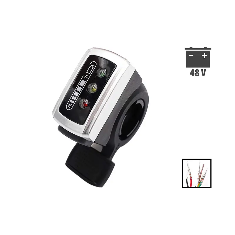 Gachette accelerateur indicateur batterie 48V