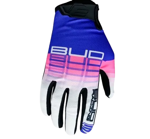 Gants Enfant SX Lite Neon Violet/Rose/Blanc BUD RACING