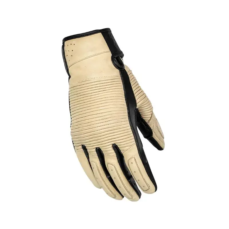 Gants moto été femme - Stella beige
