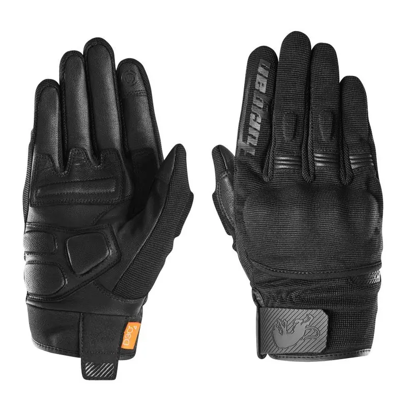 Gants moto été homme - Jet D3O® Evo Noir