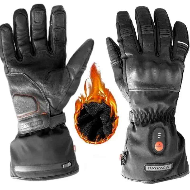 Gants Moto Hiver Chauffants FREDDY | Homologué CE