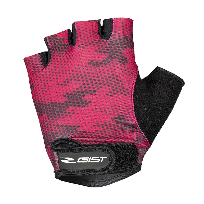 Gants Vélo Enfant Kid Court Gist Rose-Noir S (Paire Sur Carte) Avec Velcro