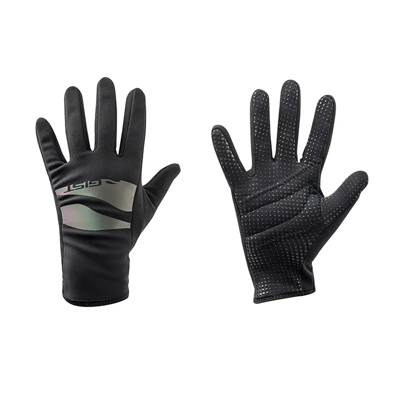 Gants Vélo Hiver Long Gist Sonic Confort Membrane Anti Pluie Noir S (Paire Sur Carte) Compatible Ecran Tactile